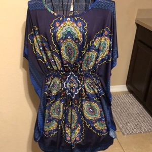 Top, blouse, BoHo top, flutter sleeves